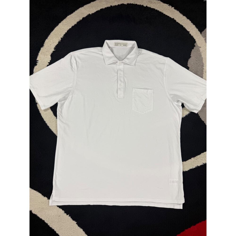 Holderness Bourne Polo Shirt Mens Extra Large Performance Stretch Pima Cotton